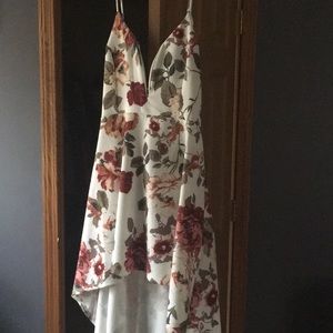 Forever 21 Floral High-Low Dress